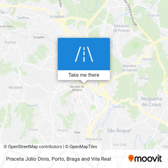 Praceta Júlio Dinis map