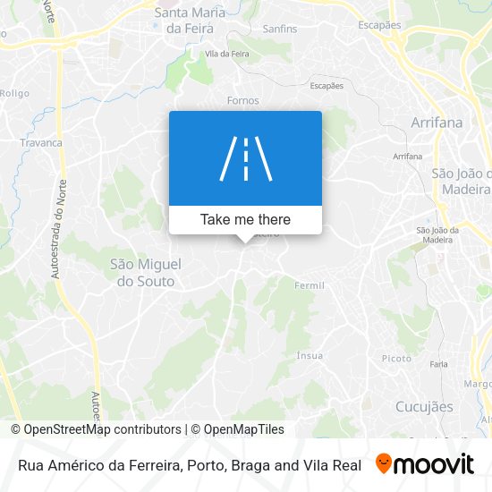 Rua Américo da Ferreira map