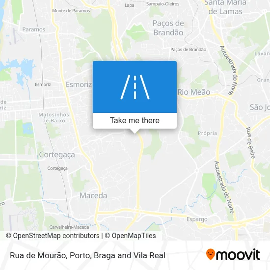 Rua de Mourão map