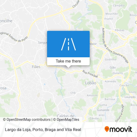 Largo da Loja mapa