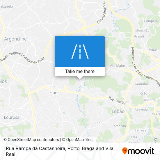 Rua Rampa da Castanheira map