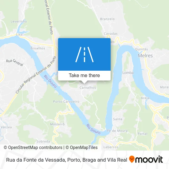 Rua da Fonte da Vessada map