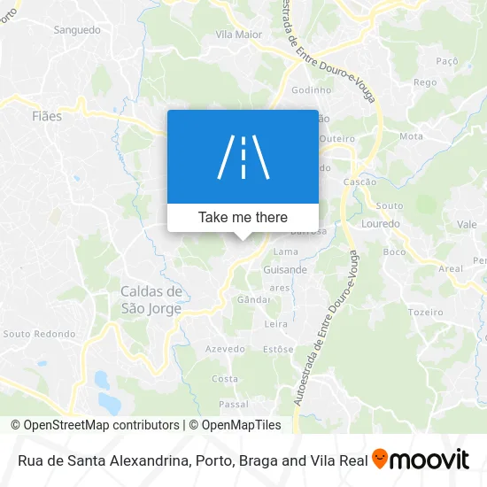 Rua de Santa Alexandrina map