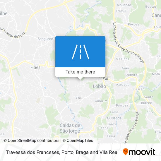 Travessa dos Franceses mapa