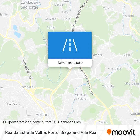 Rua da Estrada Velha map