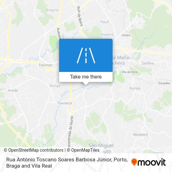 Rua António Toscano Soares Barbosa Júnior map