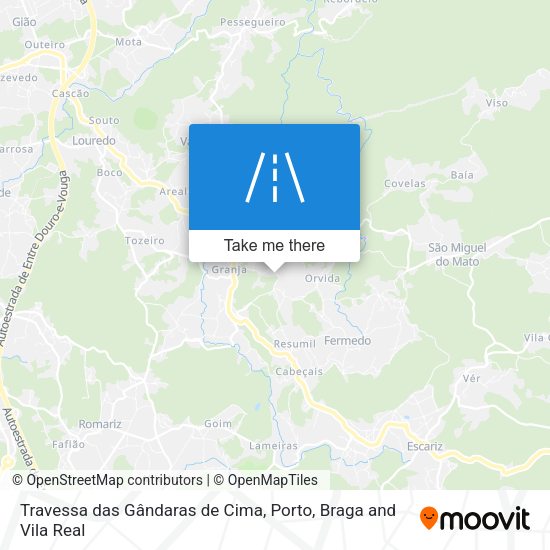 Travessa das Gândaras de Cima map