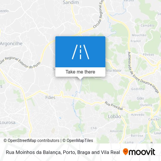 Rua Moinhos da Balança map