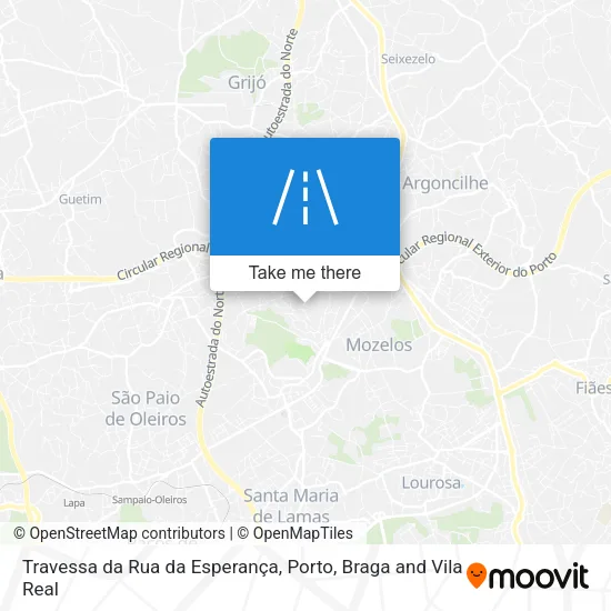 Travessa da Rua da Esperança map