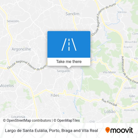 Largo de Santa Eulália mapa