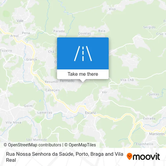 Rua Nossa Senhora da Saúde map