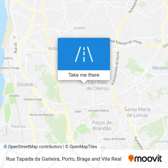 Rua Tapada da Gaiteira map