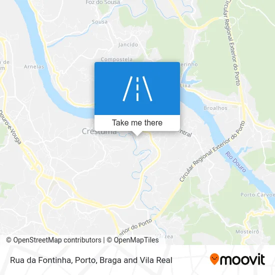 Rua da Fontinha map