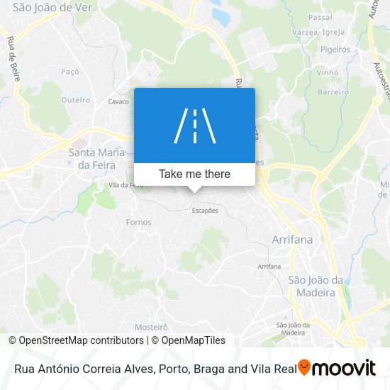 Rua António Correia Alves map