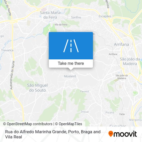 Rua do Alfredo Marinha Grande map