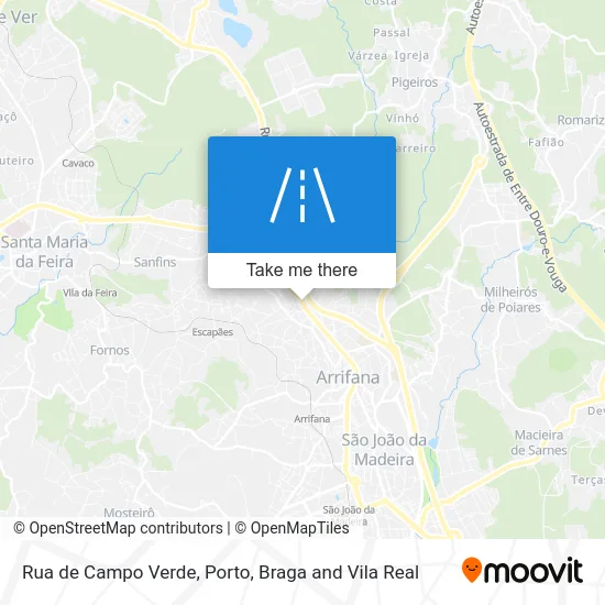 Rua de Campo Verde map