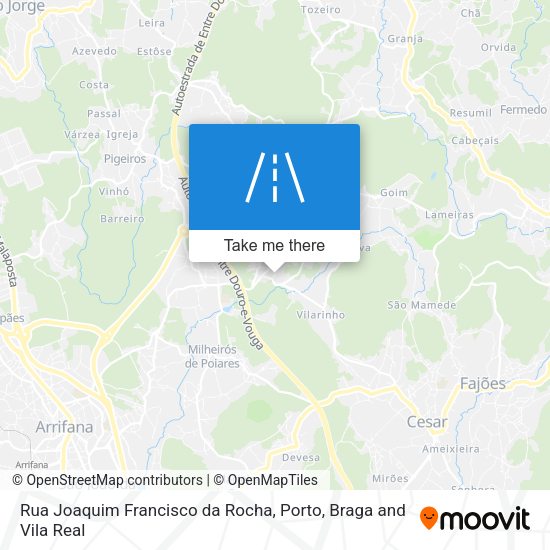 Rua Joaquim Francisco da Rocha mapa