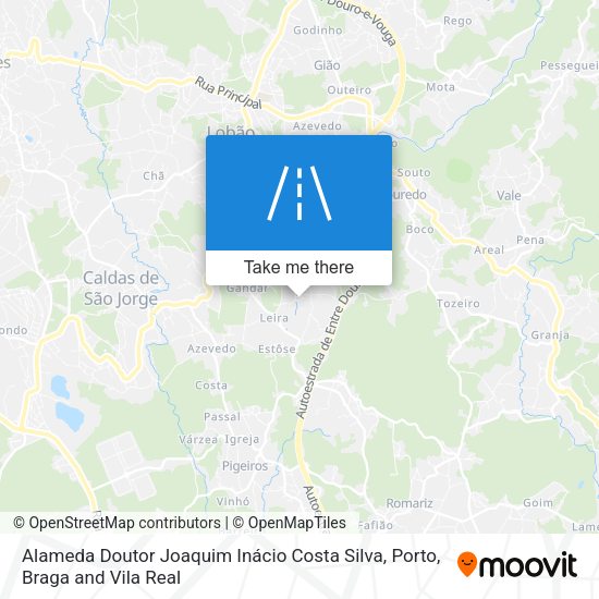 Alameda Doutor Joaquim Inácio Costa Silva mapa