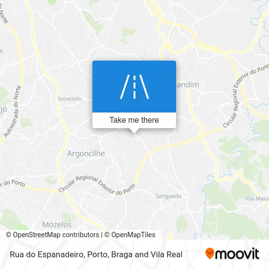 Rua do Espanadeiro map