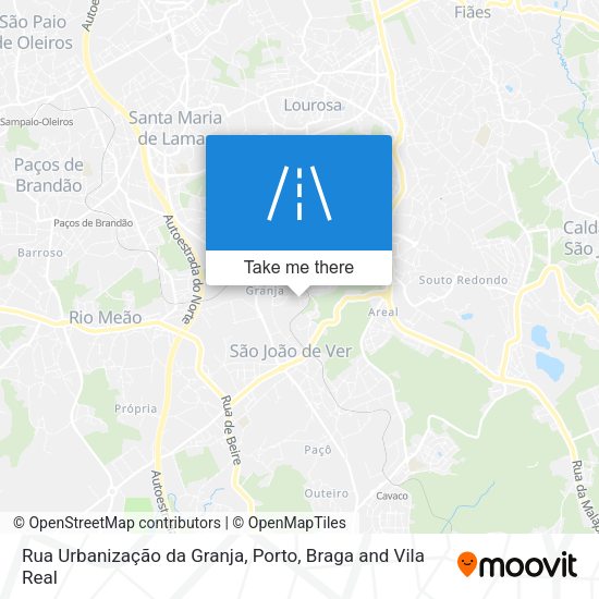 Rua Urbanização da Granja map