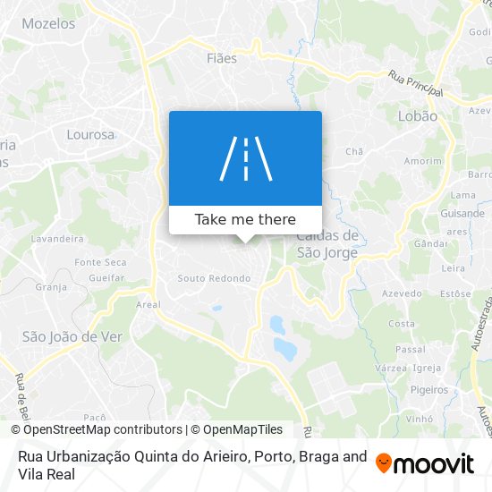 Rua Urbanização Quinta do Arieiro map