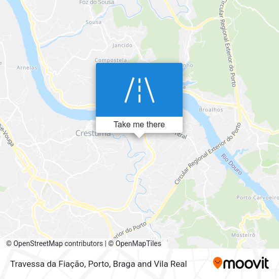 Travessa da Fiação map