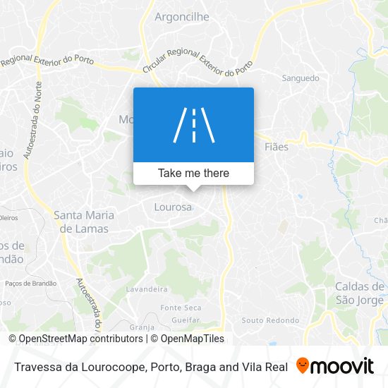 Travessa da Lourocoope mapa