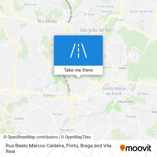 Rua Beato Marcos Caldeira map
