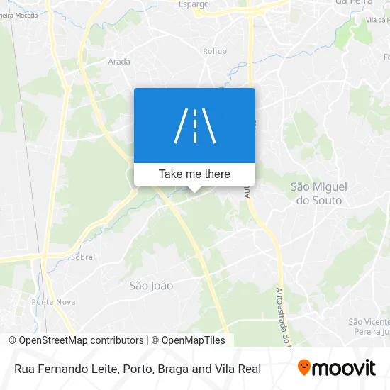 Rua Fernando Leite map
