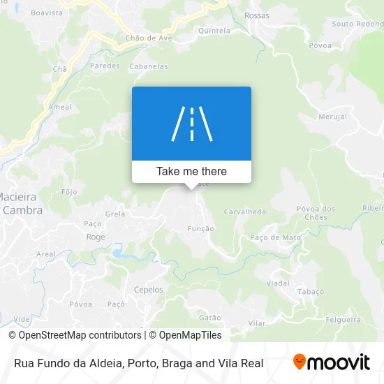 Rua Fundo da Aldeia map