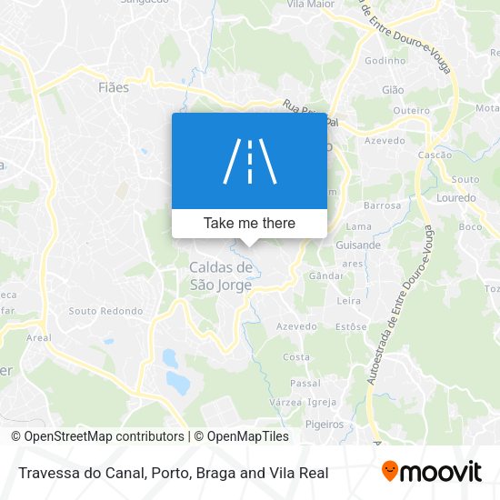 Travessa do Canal mapa