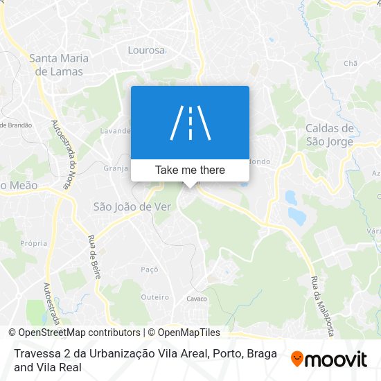 Travessa 2 da Urbanização Vila Areal map