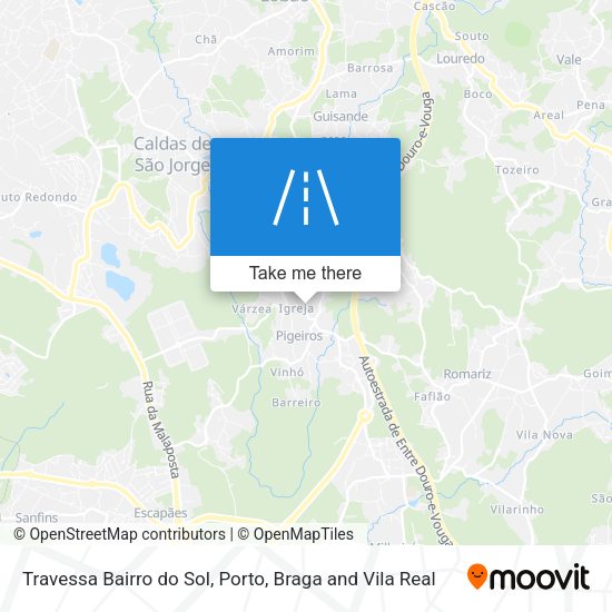Travessa Bairro do Sol mapa