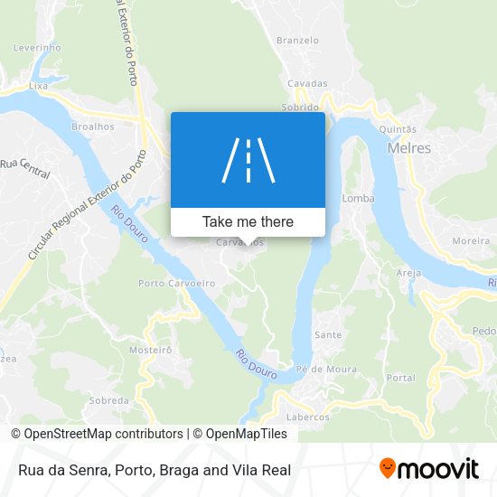 Rua da Senra mapa