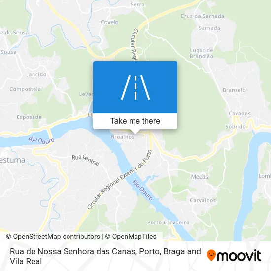 Rua de Nossa Senhora das Canas map
