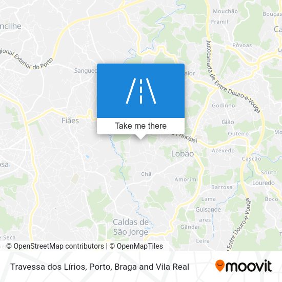 Travessa dos Lírios mapa