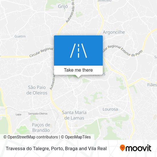 Travessa do Talegre mapa