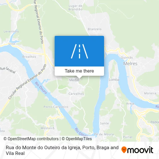 Rua do Monte do Outeiro da Igreja map