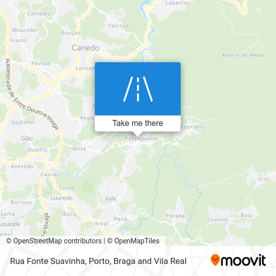 Rua Fonte Suavinha map
