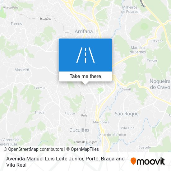 Avenida Manuel Luís Leite Júnior mapa