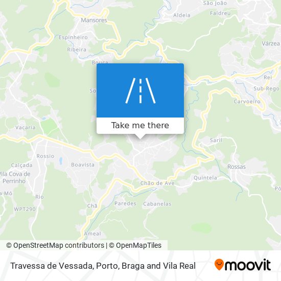 Travessa de Vessada map