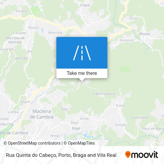 Rua Quinta do Cabeço map
