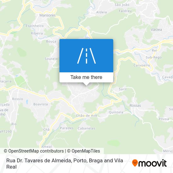 Rua Dr. Tavares de Almeida map