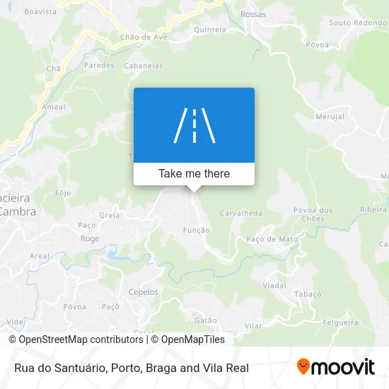 Rua do Santuário map