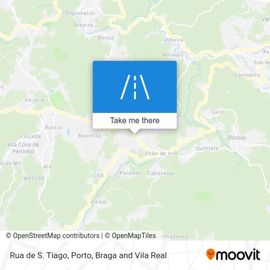 Rua de S. Tiago map