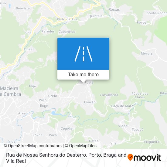 Rua de Nossa Senhora do Desterro map