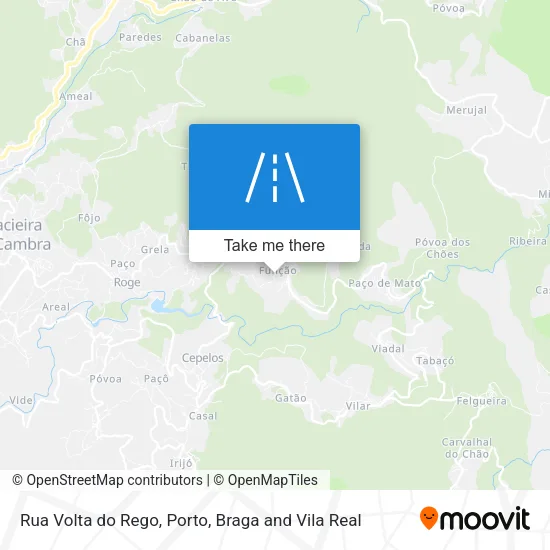 Rua Volta do Rego map