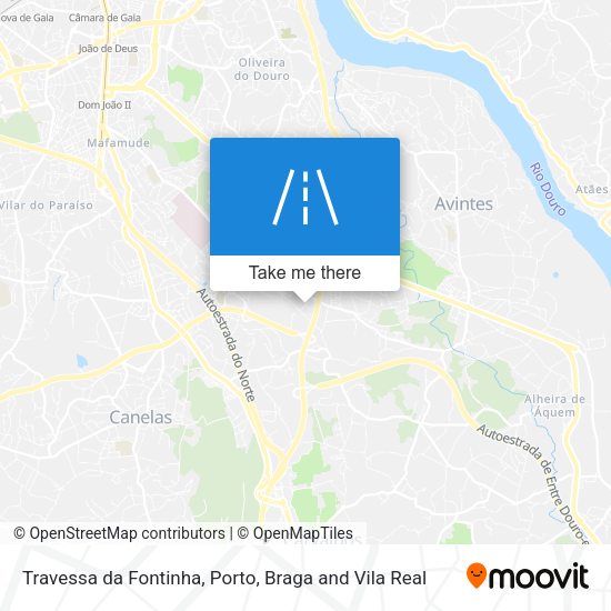 Travessa da Fontinha mapa