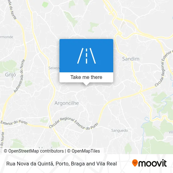 Rua Nova da Quintã map