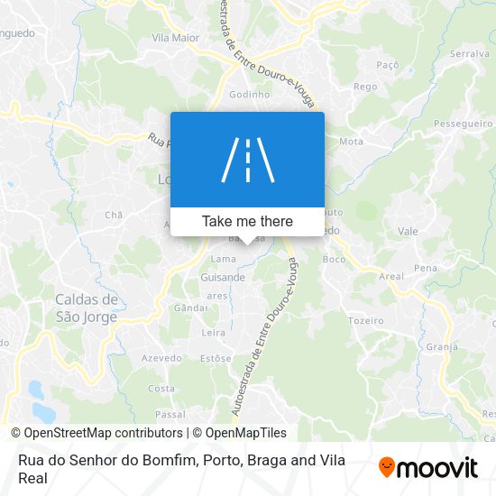 Rua do Senhor do Bomfim mapa